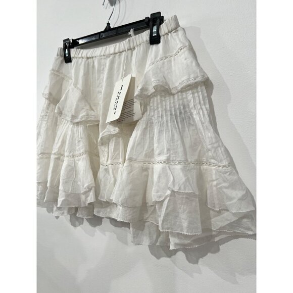New MARANT ETOILE Size 40 Moana skirt JU0025FA-A1J54E white - Picture 11 of 11